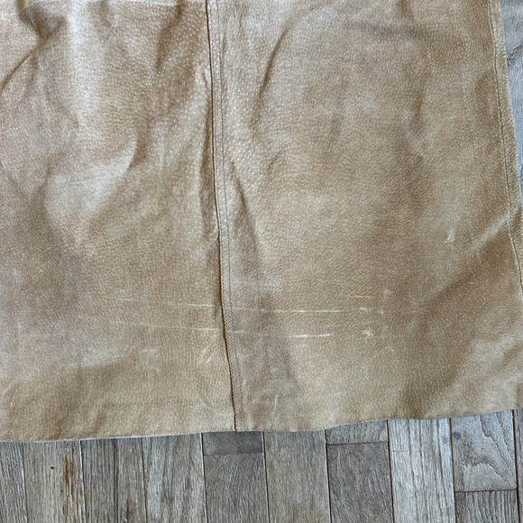 Venezia Vintage Leather Midi Skirt‎ Size 11/12 - Picture 6 of 9